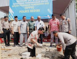 *Peletakan Batu Pertama oleh Kapolres Kediri Tandai Pembangunan SPPG di Plemahan