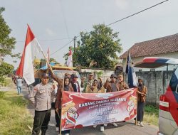 *Polsek Papar Pengamanan Giat Gerak Jalan Berkreasi