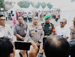 Antusiasme Masyarakat Warnai Gerakan Pangan Murah Polres Kediri*