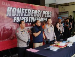 *Polres Tulungagung Berhasil Amankan Tersangka Pengedar Narkoba Diduga Jaringan Internasional, Sita Sabu 1,2kg