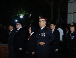 *Kapolres Kediri Ikuti Apel Kehormatan dan Renungan Suci Jelang HUT RI ke-80