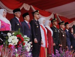 Merah Putih Diturunkan dengan Gagah, Penutupan Peringatan HUT RI ke-80 Kota Kediri Berlangsung Khidmat*