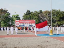 *Upacara HUT ke-80 RI di Nganjuk, Forkopimda Kobarkan Semangat “Bersatu, Berdaulat, Rakyat Sejahtera, Indonesia Maju