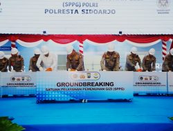 *Hadiri Groundbreaking di Sidoarjo, Kapolri Sebut Polri Sudah Miliki 458 SPPG*