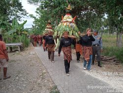 Sedekah bumi desa Sumberagung berjalan lancar