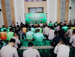 Polres Kediri dan Komunitas Ojol Gelar Doa Bersama