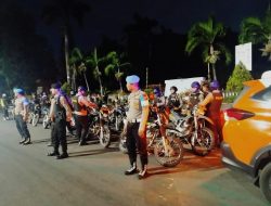 *Antisipasi Kerusuhan Susulan,Patroli Skala Besar Digelar Setiap Hari Oleh Polres Kediri Kota