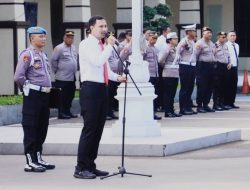 *Kasat Reskrim Polres Kediri Kota Pimpin Apel Pagi Tekankan Pentingnya Kepercayaan Publik