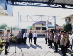 *Apel Pagi Polsek Puncu, Kapolres Kediri Ingatkan Jaga Kesehatan dan Soliditas*