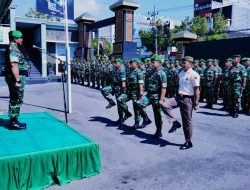 *Dandim 0808/Blitar Lantik 68 Prajurit Naik Pangkat, Tegaskan Pentingnya Dedikasi Dan Doa