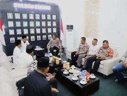 *Jelang Kejuaraan Pencak Silat, Polres Kediri Gelar Audiensi dengan Pagar Nusa*