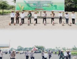 *Dukung Swasembada Pangan, Polres Kediri Tanam Jagung Serentak Kuartal IV*