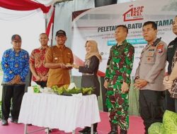 *Wabup Kediri Hadiri Peletakan Batu Pertama Gerai KMP di Brenggolo Kec Plosoklaten*