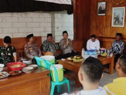 *Kapolres Nganjuk, Wujudkan Harkamtibmas dengan Silaturahmi Bersama Kepala Desa se Kec. Lengkong di Desa Ketandan