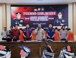 *Polres Kediri Ungkap 15 Kasus Selama Operasi Sikat Semeru 2025, 14 Tersangka Berhasil Diamankan*