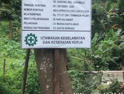 Proyek pembangunan rehabilitasi jembatan desa gunting dusun betiting Sukorejo pelaksana CV proyek sulit untuk di konfirmasi dan di temui dan pekerjaan tidak mengikuti aturan SOP proyek