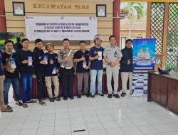 *Sosialisasi Keselamatan, Satlantas Polres Kediri Gaungkan Pesan Ops Zebra Semeru 2025*