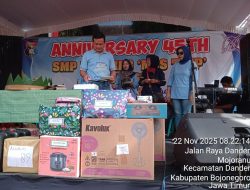 *HUT SMPN 3 Dng Tema Anniversary 45th SMP negeri 3 Bojonegoro sangat meriah*