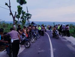 *Operasi Zebra Semeru Polres Tuban Amankan 21 Remaja Pelaku Balap Liar