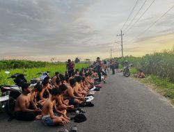 Patroli Akhir Pekan, Puluhan Remaja di Pare Terjaring Aksi Balap Liar*