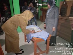 KADES KLINO RESMI LANTIK DAVID PRASETYO SEJATI SEBAGAI KASI KESEJAHTERAAN