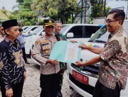 *Tasyakuran Awal Tahun dan Penyerahan Mobmas di Kantor Kecamatan Pesantren, Kapolsek Tekankan Amanah Pelayanan Publik