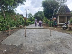 PEMBANGUNAN RABAT BETON DESA NGREJO KABUPATEN BLITAR MANFAATKAN DANA DESA TAHUN 2025