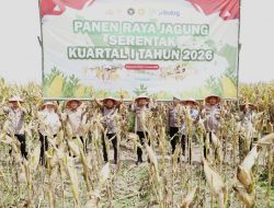 *Polres Kediri Ikuti Zoom Meeting Panen Raya Jagung Serentak Dukung Swasembada Pangan