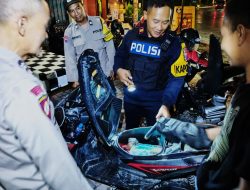 *Antisipasi Gangguan Hingga Konvoi Perguruan, Polsek Gurah Intensifkan Patroli Malam Minggu