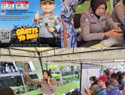 *Sesi Pertama Bazar Ranmor Dibuka, Tumpah Ruah Warga Mengatri di Area Mako Polrestabes Surabaya