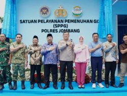 *Dukung Program Makan Bergizi Gratis, Kapolres Jombang Resmikan Tiga SPPG Yayasan Kemala Bhayangkari