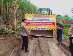 *Gercep Mencegah Konflik Sosial Anggota Polsek Kandangan Tutup Galian C Ilegal Di Wilayah Kandangan