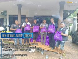 Berbagi Sembako Jelang Ramadhan, G BRAN Jatim Hadirkan Kepedulian warga Dusun Banjiran Desa Lebak Rejo Disambut Hangat