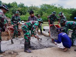*Melalui TMMD Ke 127 Kodim 0808/Blitar, Jalan Desa Di Gandusari Dibangun Permanen Untuk Dukung Aktivitas Warga*