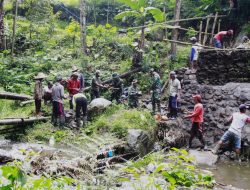 *TMMD Ke 127 Fokus Tingkatkan Infrastruktur Desa, Jembatan Penghubung Mulai Dicor