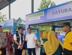 *Sinergi Polres Ngawi dengan Pemkab Beri Pendampingan Operasi Pasar Murah*