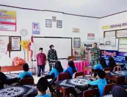 *Sasar Program Non Fisik Satgas TMMD Berikan Wasbang Serta Tanamkan Kedisiplinan Di Sekolah Dasar