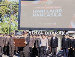 *Peringati Hari Lahir Pancasila, Kapolres Kediri Kota Ajak Personel Implementasikan Nilai-Nilai Pancasila