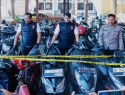 *Polres Jombang Ungkap Komplotan Curanmor, Empat Tersangka Ditangkap