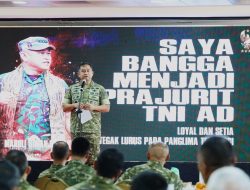 *Pimpin Laporan Korps 45 Pati TNI AD, Kasad Tekankan Amanah Kepemimpinan*