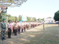 Kodim 0808/Blitar Gelar Persami KKRI, Bentuk Generasi Muda Tangguh Dan Berkarakter Kebangsaan
