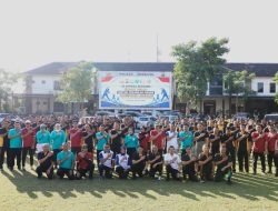 Perkuat Sinergitas, Polri, Kejaksaan, Pengadilan, dan Lapas di Jombang Gelar Olahraga Bersama