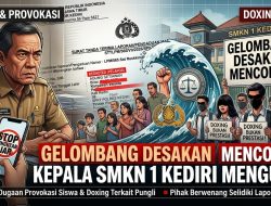 Gelombang Desakan Mencopot Kepala SMKN 1 Kediri Menguat Pasca-Dugaan Provokasi Siswa dan Doxing