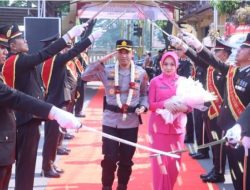Farewell Parade Sertijab Kapolres Pasuruan, AKBP Irawan Setyono Resmi Lanjutkan Kepemimpinan