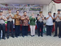 *POLSEK KANDAT GEBRAK KETAHANAN PANGAN! Gerakan Pangan Murah dan Cek Kesehatan Gratis Diserbu Warga Cendono*