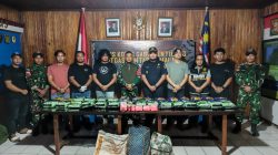 *Satgas Yonarmed 19/Bogani Gagalkan Penyelundupan 32,2452 KG Sabu dan 4.867 Butir Ekstasi di Perbatasan RI–Malaysia*