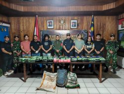 *Satgas Yonarmed 19/Bogani Gagalkan Penyelundupan 32,2452 KG Sabu dan 4.867 Butir Ekstasi di Perbatasan RI–Malaysia*