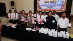 *Operasi Sarang Narkoba, Polres Jombang Ungkap 41 Kasus Narkoba selama 3 Bulan dan 51 Orang Jadi Tersangka*