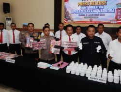 *Operasi Sarang Narkoba, Polres Jombang Ungkap 41 Kasus Narkoba selama 3 Bulan dan 51 Orang Jadi Tersangka*