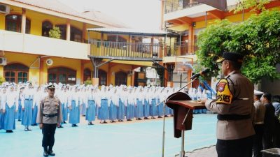 Lewat POLINDIK, Polres Kediri Perkuat Pendidikan Karakter Pelajar